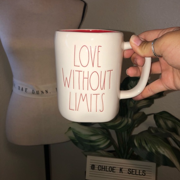 Rae Dunn Love Without Limits Mug. - Picture 2 of 5